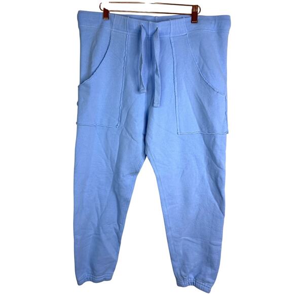 Frank & Eileen Eamon Triple Fleece Sweatpants in Blue Size Large NWOT/Defect - Picture 1 of 8